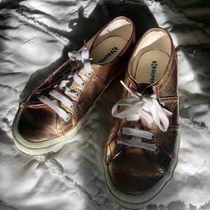 Superga Gold Sneakers